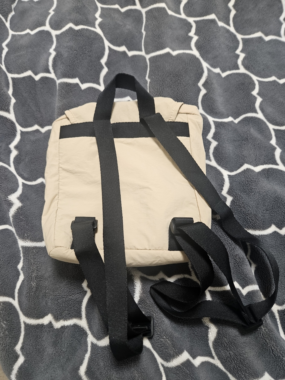 Puma Beige Mini Backpack with Black Straps - Picture 4 of 5